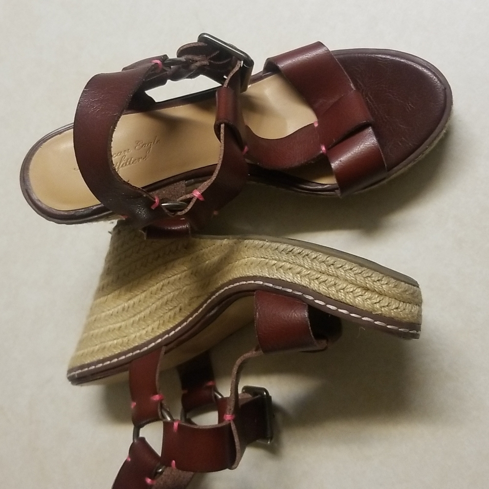 American Eagle Shoes wedge size 8
